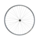 Roue avant 700 VTC, double paroi, argent, patin, QR10