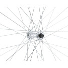 Roue avant 700 VTC, double paroi, argent, patin, QR10