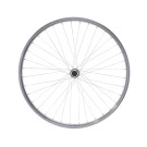 Roue arrière 700 VTC, double paroi, argent, patin, QR10