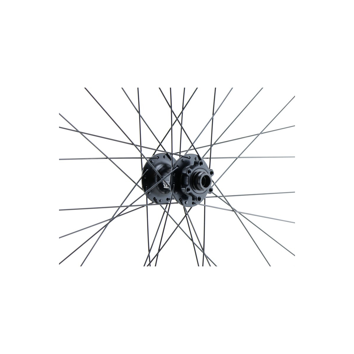 Roue avant 27,5" VTT/VAE, double paroi, noire, disque, 15 x 100