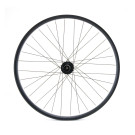 Roue arrière 27,5" VTT/VAE, double paroi, noire, disque, 12 x 142