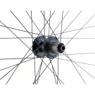 Roue arrière 27,5" VTT/VAE, double paroi, noire, disque, 12 x 142