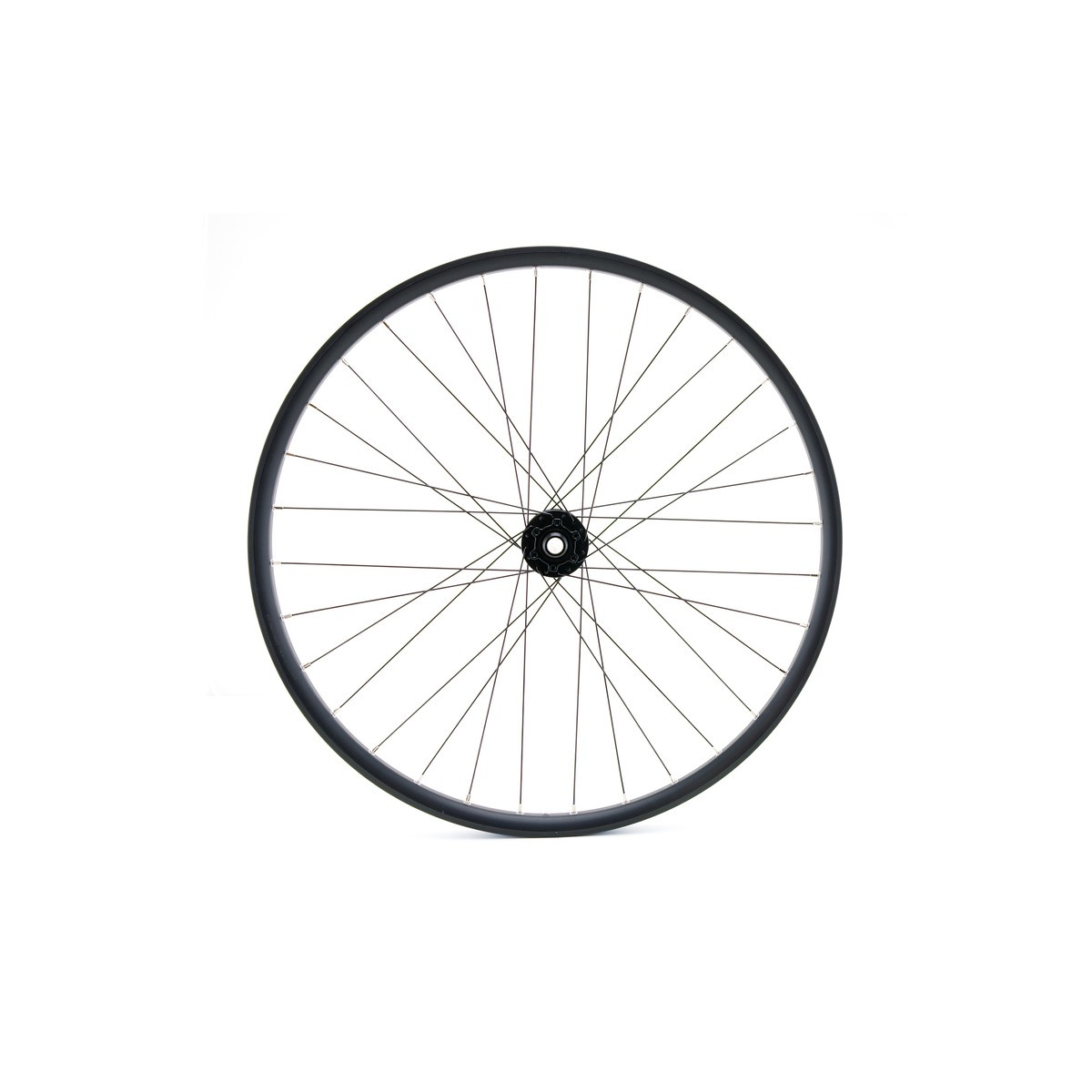 Roue avant 27,5" VTT/VAE, double paroi, noire, disque, 15 x 110