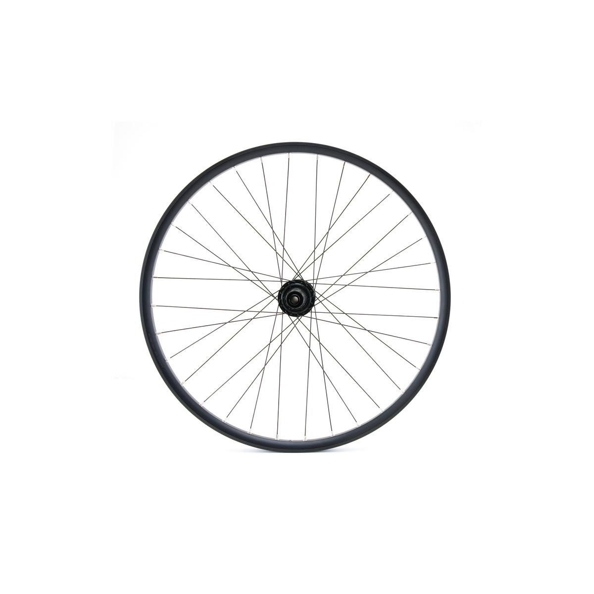 Roue arrière 27,5" VTT/VAE, double paroi, noire, disque, 12 x 148