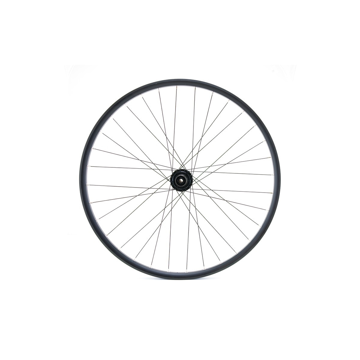 Roue arrière 29" VTT/VAE, double paroi, noire, disque, 12 x 142