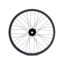 Roue avant 20" CARGO/VAE, double paroi, noire, disque, 15 x 100