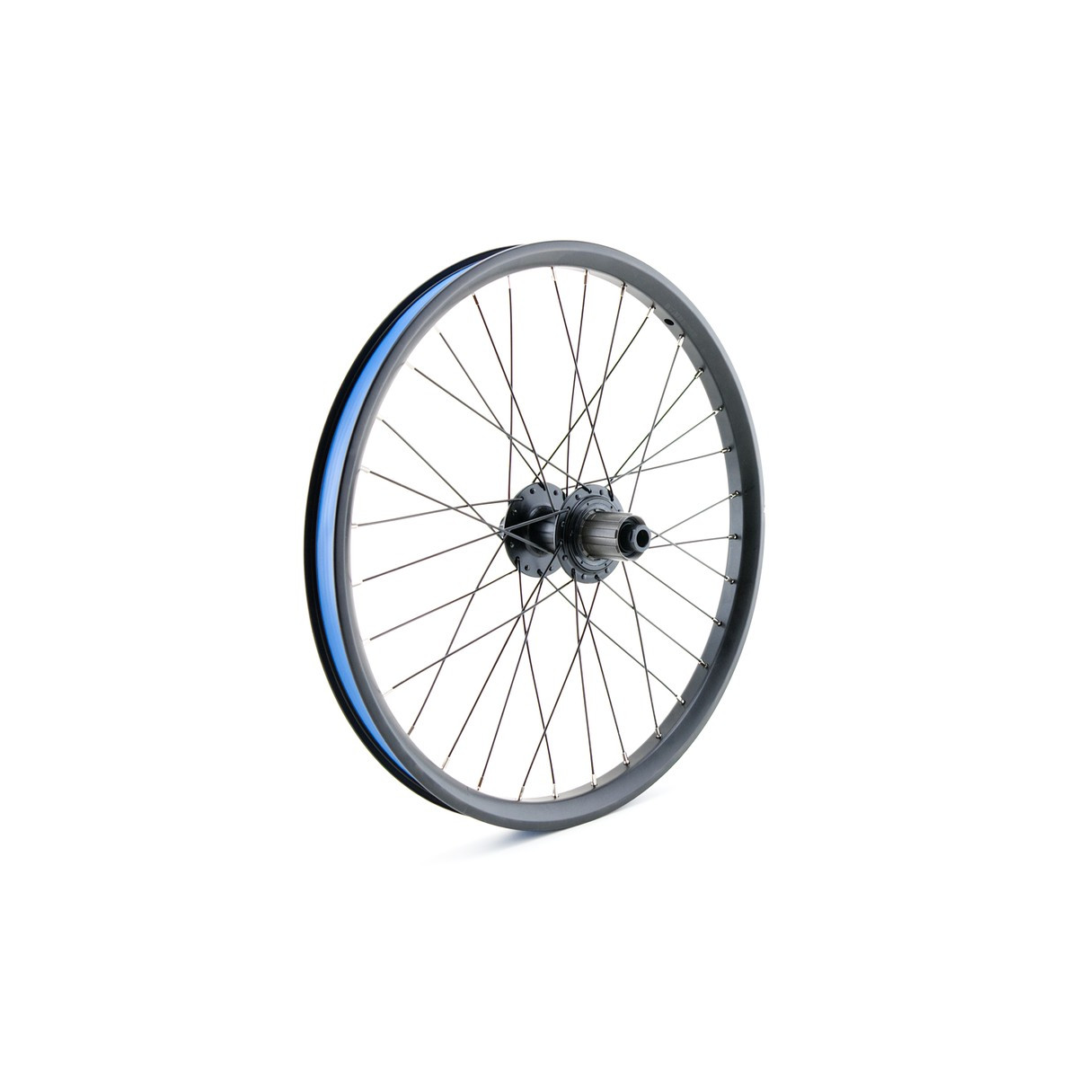 Roue arrière 20" CARGO/VAE, double paroi, noire, disque, 12 x 142