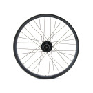 Roue arrière 20" CARGO/VAE, double paroi, noire, disque, 12 x 148