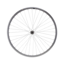 Roue avant 700C ROUTE, double paroi, argent, patin, QR10
