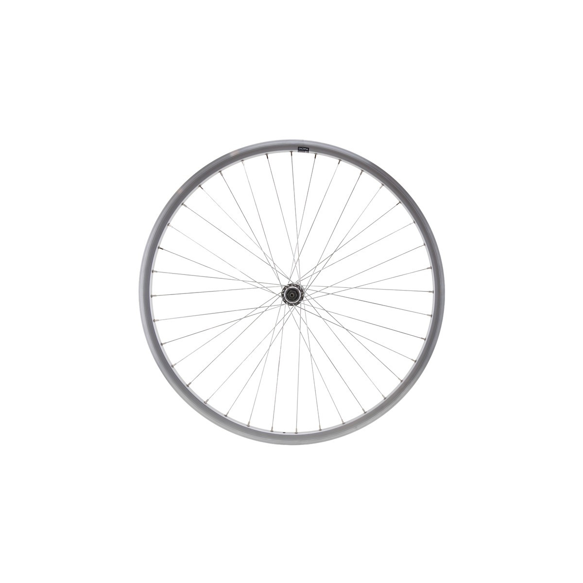 Roue avant 700C ROUTE, double paroi, argent, patin, QR10