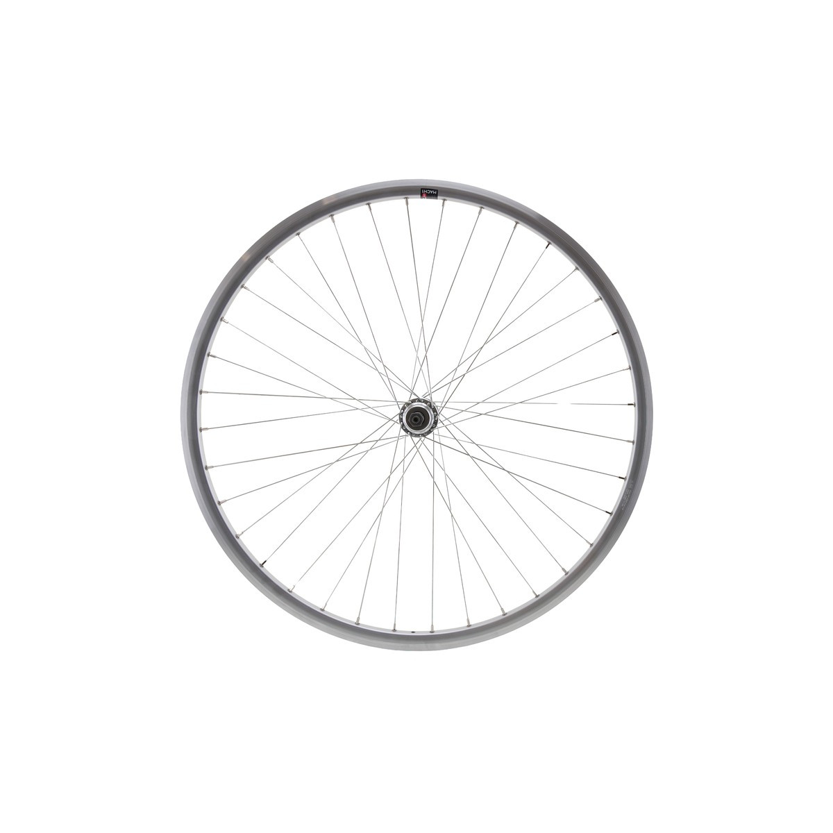 Roue arrière 700C ROUTE, double paroi, argent, patin, QR10