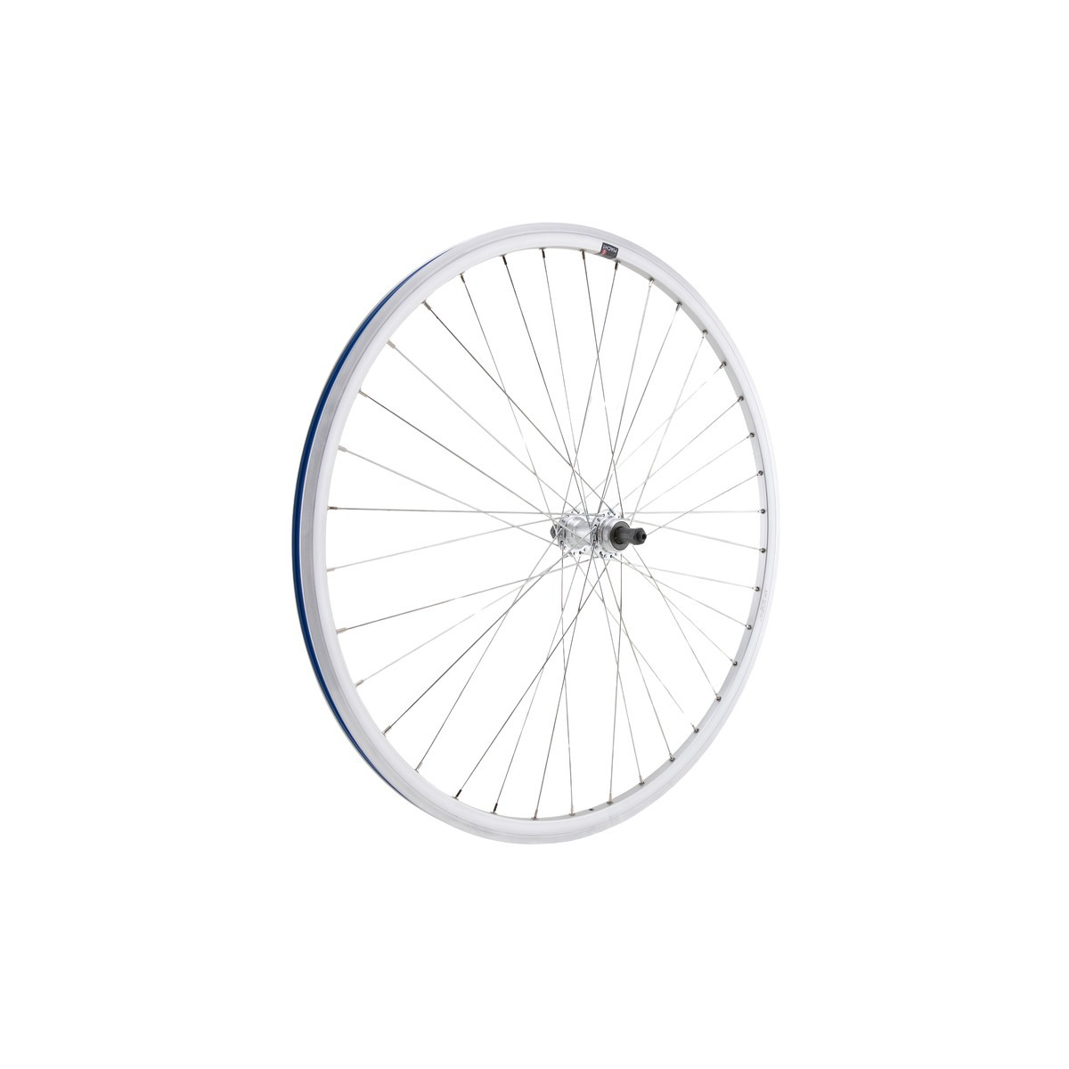 Roue arrière 700C ROUTE, double paroi, argent, patin, QR10