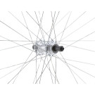 Roue arrière 700C ROUTE, double paroi, argent, patin, QR10