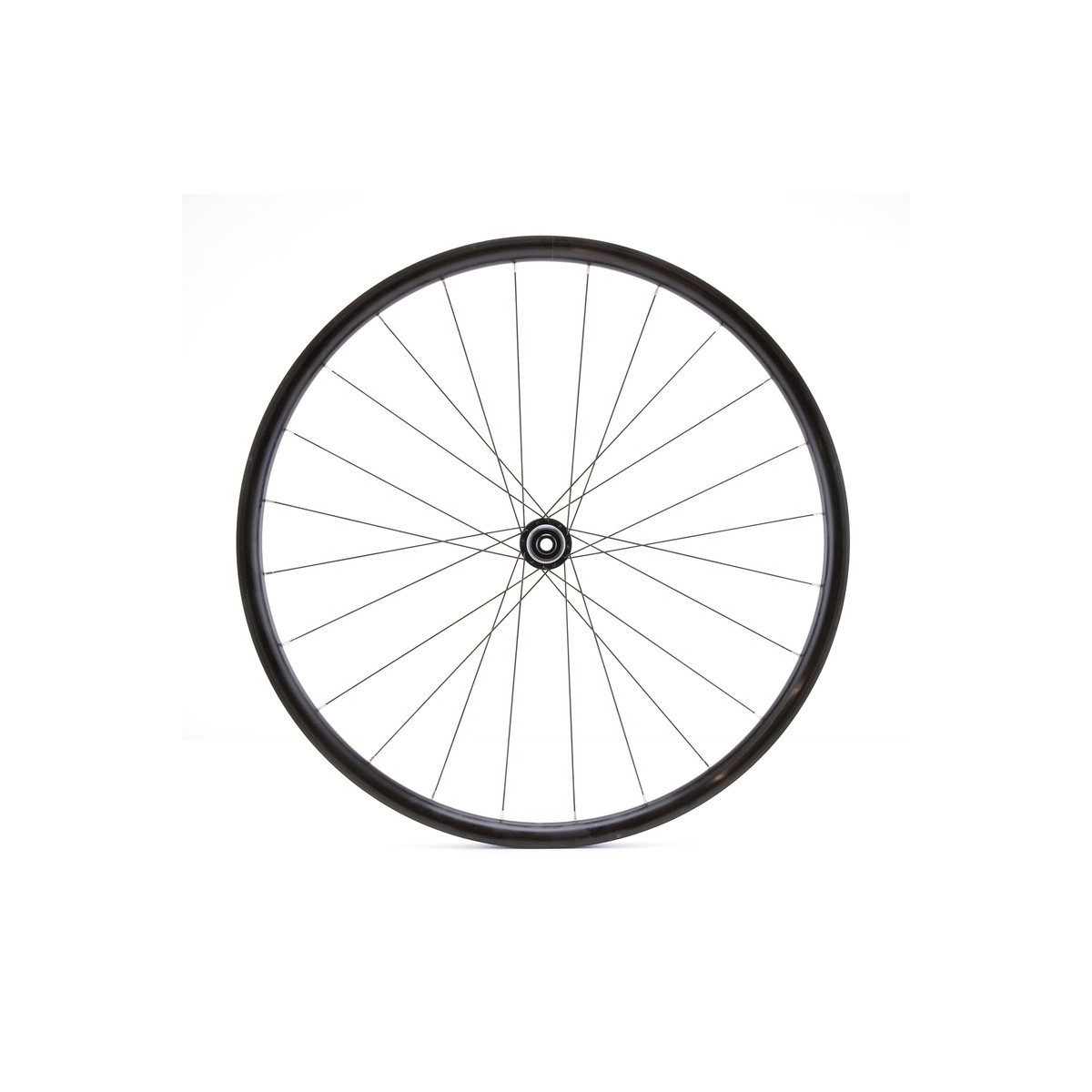 Roue avant 700C GRAVEL, double paroi, noire, disque CL, 15 x 100