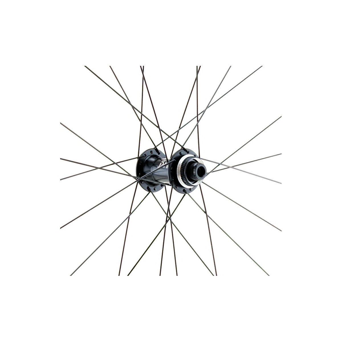 Roue avant 700C GRAVEL, double paroi, noire, disque CL, 15 x 100