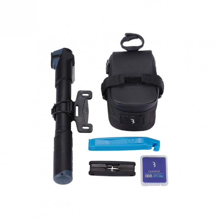 Kit sacoche de selle + pompe + outils "Saddlebag Combi" taille S