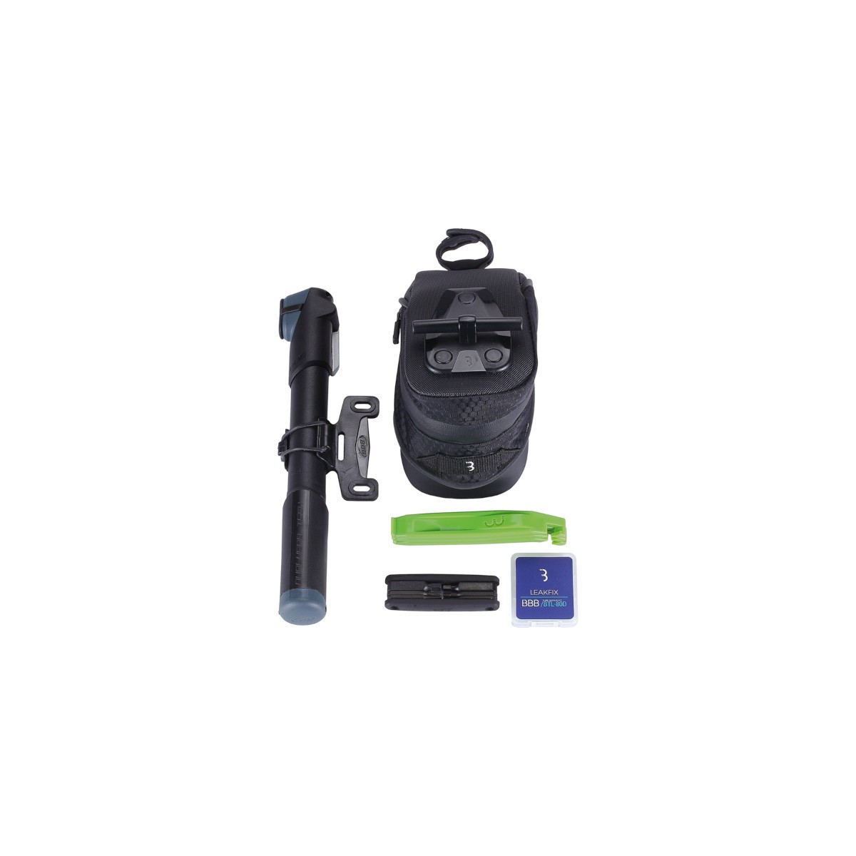 Kit sacoche de selle + pompe + outils "Saddlebag Combi" taille M
