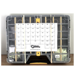 Boîte de roulements de direction BLACKBEARING Expert, 53pcs