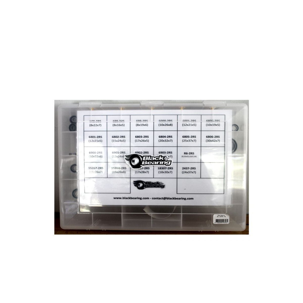 Boîte de roulements BLACKBEARING B3 Expert, 142pcs