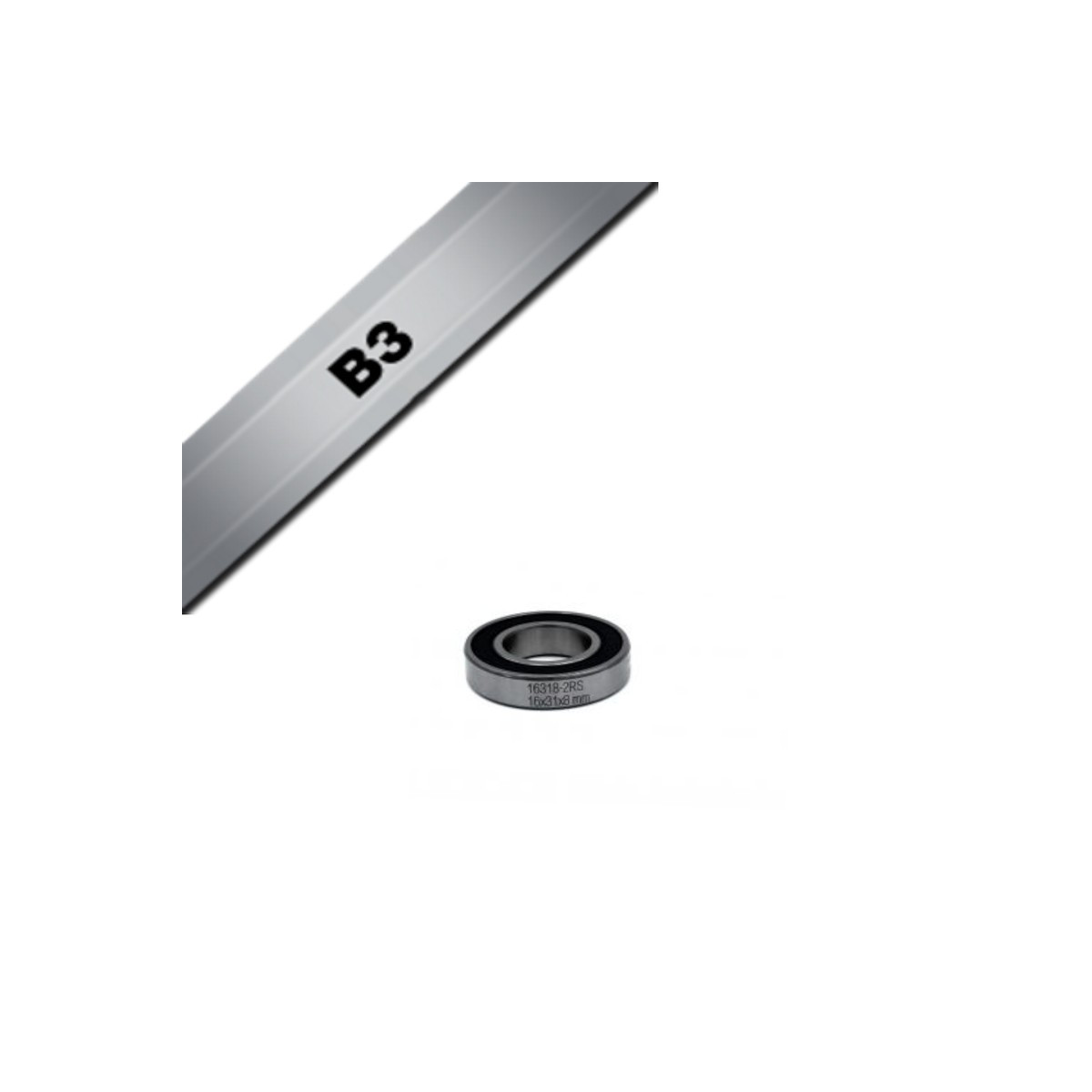 Roulement BLACKBEARING 16 x 31 x 8mm B3