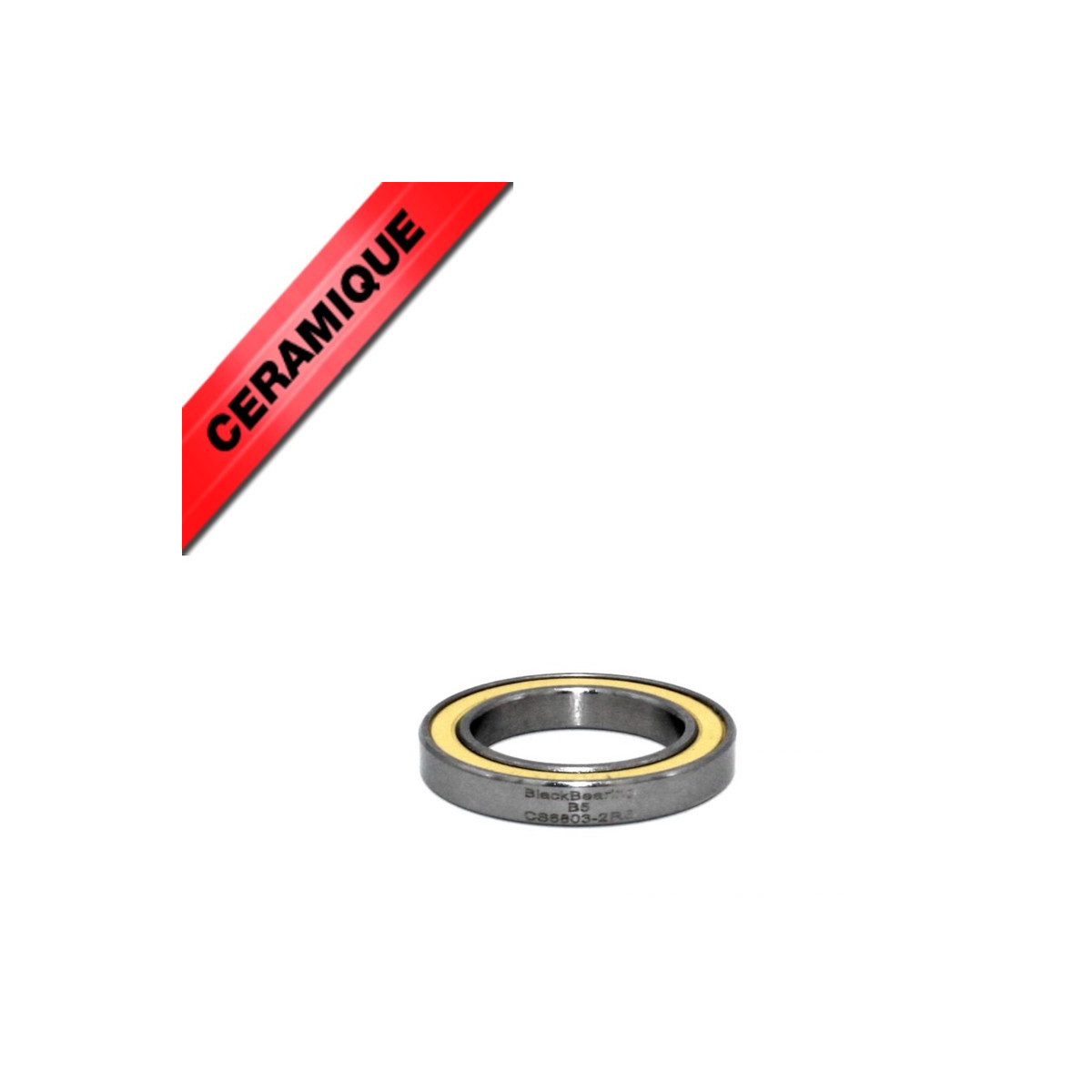 Roulement céramique BLACKBEARING 17 x 26 x 5mm 