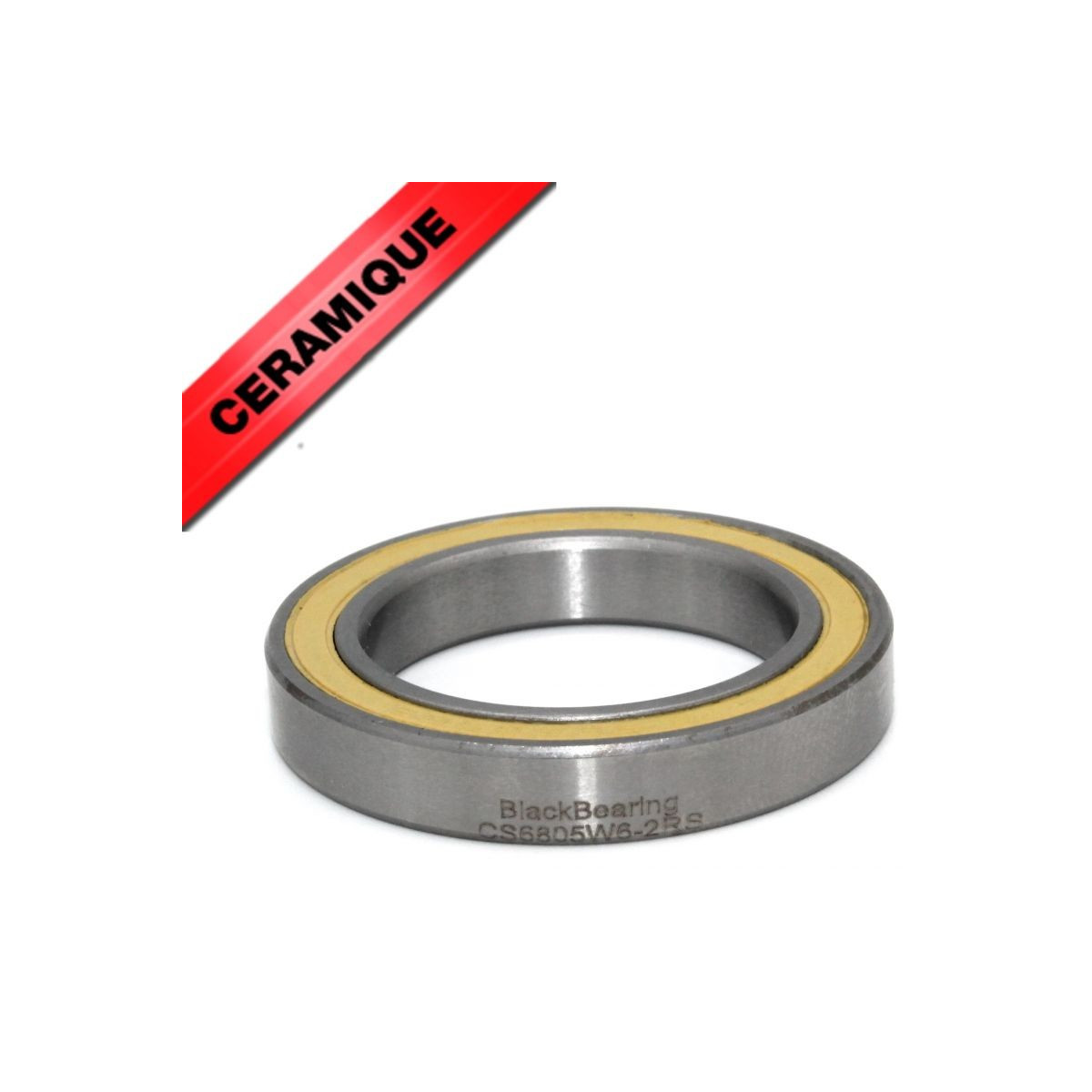 Roulement céramique BLACKBEARING 25 x 37 x 6mm 