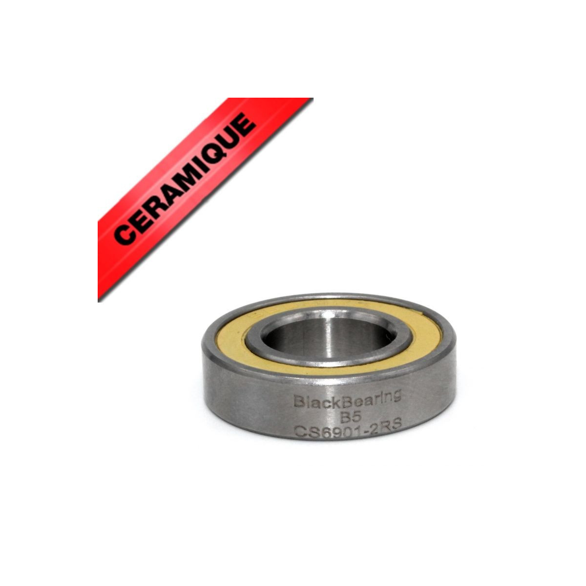 Roulement céramique BLACKBEARING 12 x 24 x 6mm 
