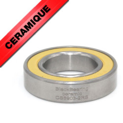 Roulement céramique BLACKBEARING 17 x 30 x 7mm 