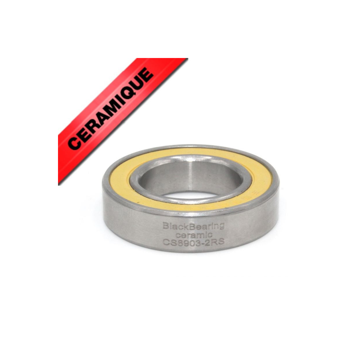 Roulement céramique BLACKBEARING 17 x 30 x 7mm 