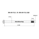 Axe de roue avant BLACKBEARING 120-M12x1.5-12mm