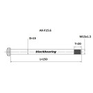 Axe de roue avant BLACKBEARING 150-M15x1.5-20mm