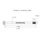 Axe de roue arrière BLACKBEARING 166-M12x1-20mm