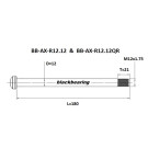 Axe de roue arrière BLACKBEARING 180-M12x1.75-20mm
