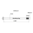 Axe de roue arrière BLACKBEARING 160.5-M12x1.5-10.5mm