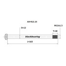 Axe de roue arrière BLACKBEARING 165-M12x1.5-18mm