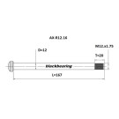 Axe de roue arrière BLACKBEARING 167-M12x1.75-20mm