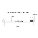Axe de roue arrière levier rapide BLACKBEARING 164-M12x1.5-14mm