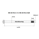 Axe de roue arrière levier rapide BLACKBEARING 172-M12x1.5-18mm