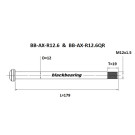 Axe de roue arrière levier rapide BLACKBEARING 179-M12x1.5-19mm