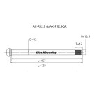 Axe de roue arrière BLACKBEARING 159-M12x1-15mm