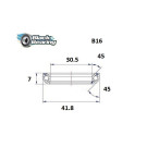 Roulement de direction BLACKBEARING 30.5 x 41.8 x 7mm - 45/45°