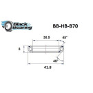 Roulement de direction BLACKBEARING 30.5 x 41.8 x 8mm - 45/45°