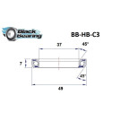 Roulement de direction BLACKBEARING 37 x 49 x 7mm - 45/45°