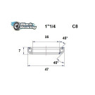 Roulement de direction BLACKBEARING 35 x 47 x 7mm - 45/45°