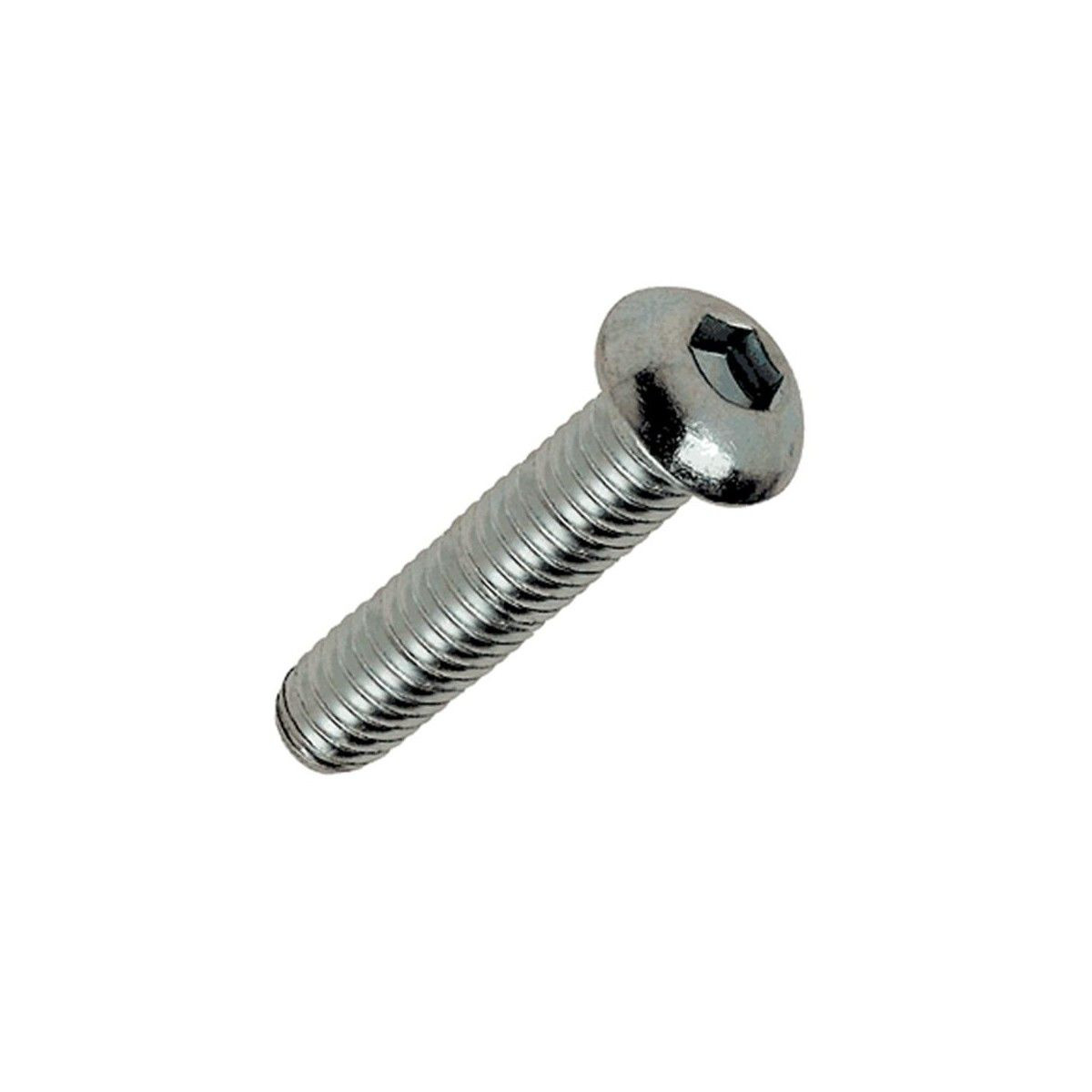 Vis acier zingué BLACKBEARING M5x25 thbc, 25pcs