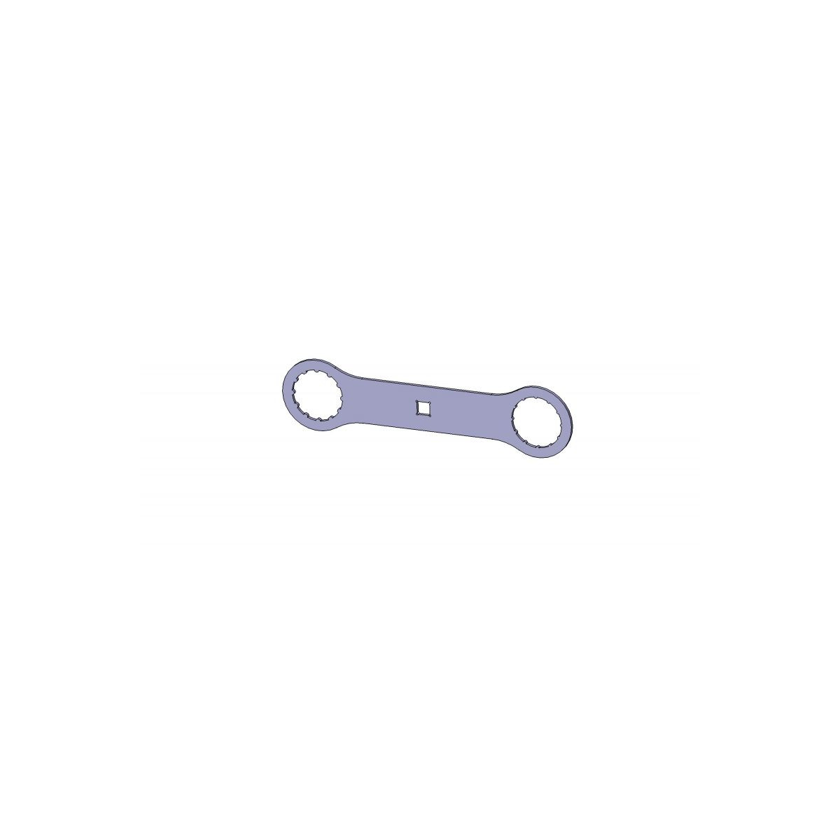Clé double pour boitier de pédalier BLACKBEARING 12 cannelures