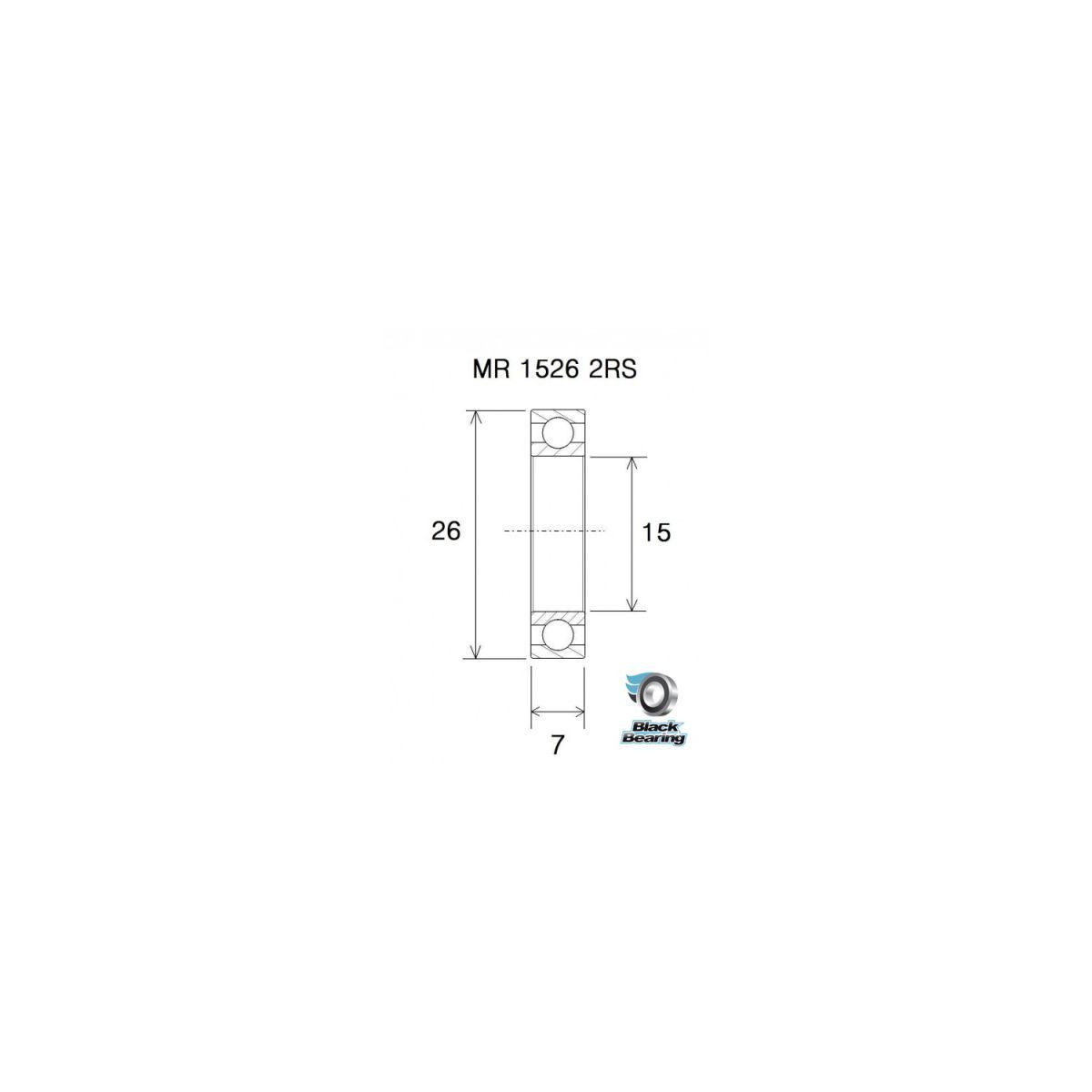 Roulement BLACKBEARING 15 x 26 x 7mm B5