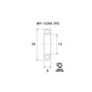Roulement BLACKBEARING 15 x 26 x 8mm B3