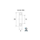 Roulement BLACKBEARING 10 x 28 x 8mm B5