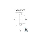 Roulement BLACKBEARING 24 x 37 x 7mm B5